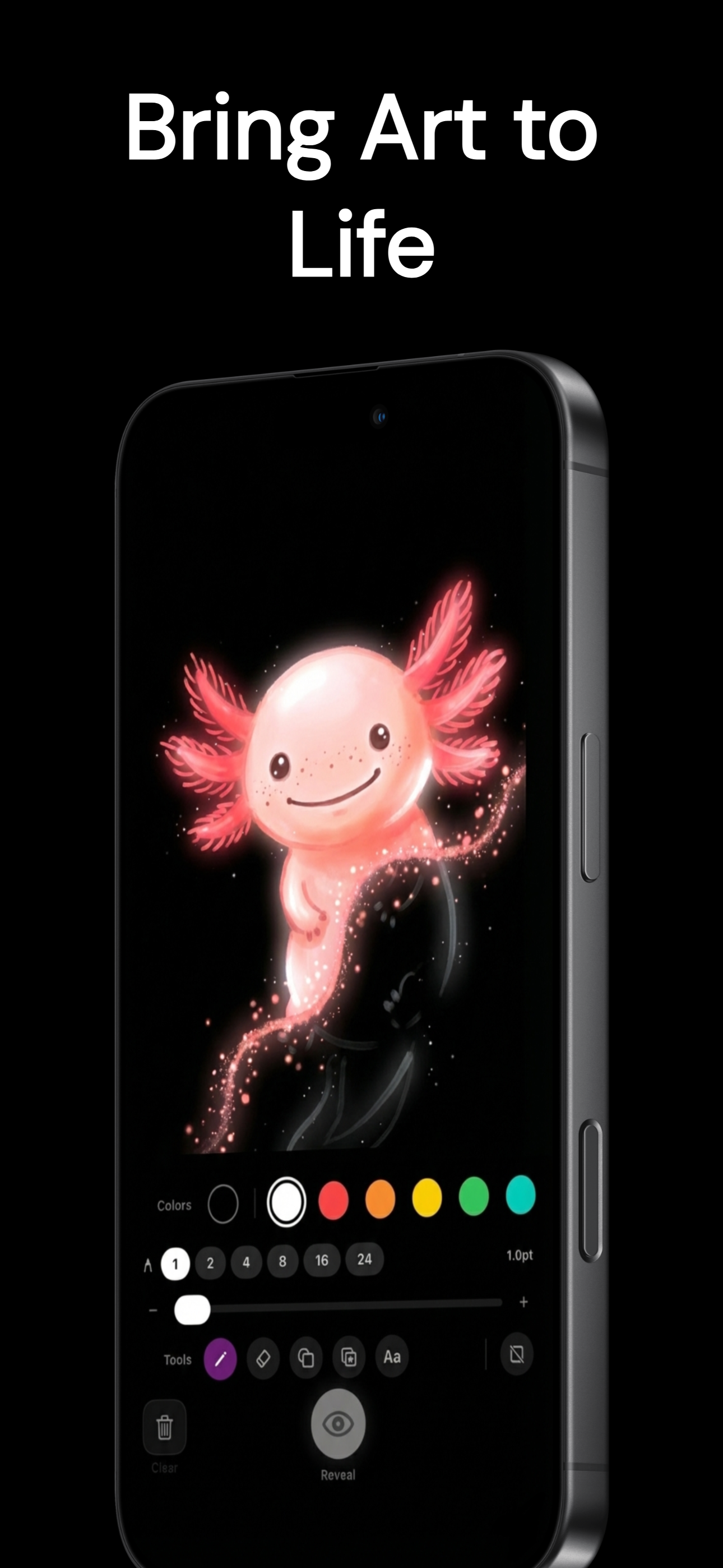 Bring Art to Life — Free Draw mode