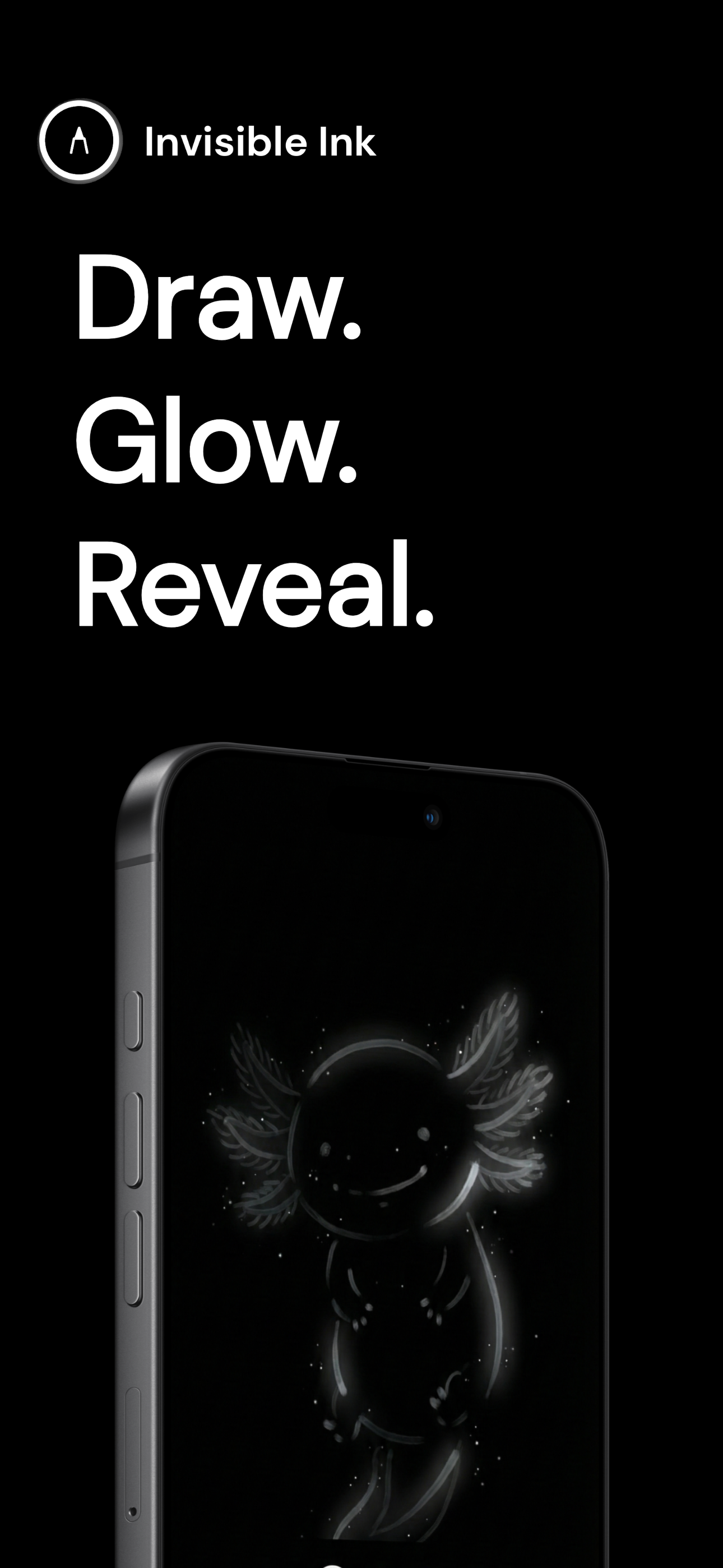 Invisible Ink app - Draw. Glow. Reveal.